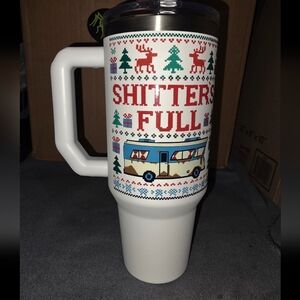 Frost Buddy White Holiday Travel Mug